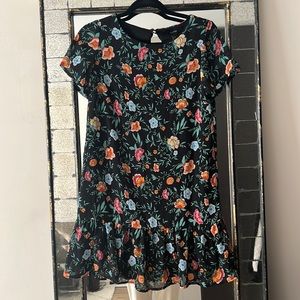 Forever 21 Green floral dress